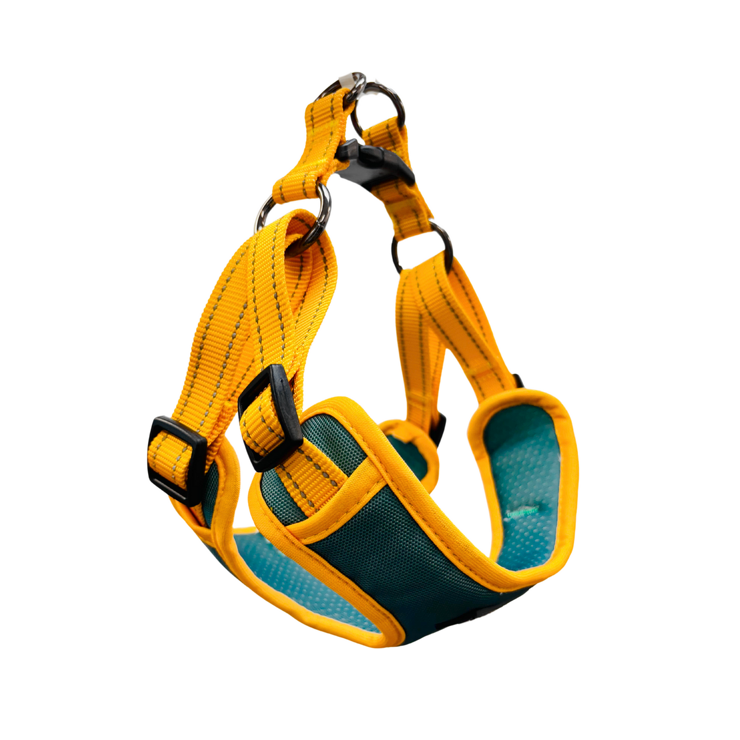 Oxford Cloth Corgi-Specific Series Harness - Jungle with Yellow