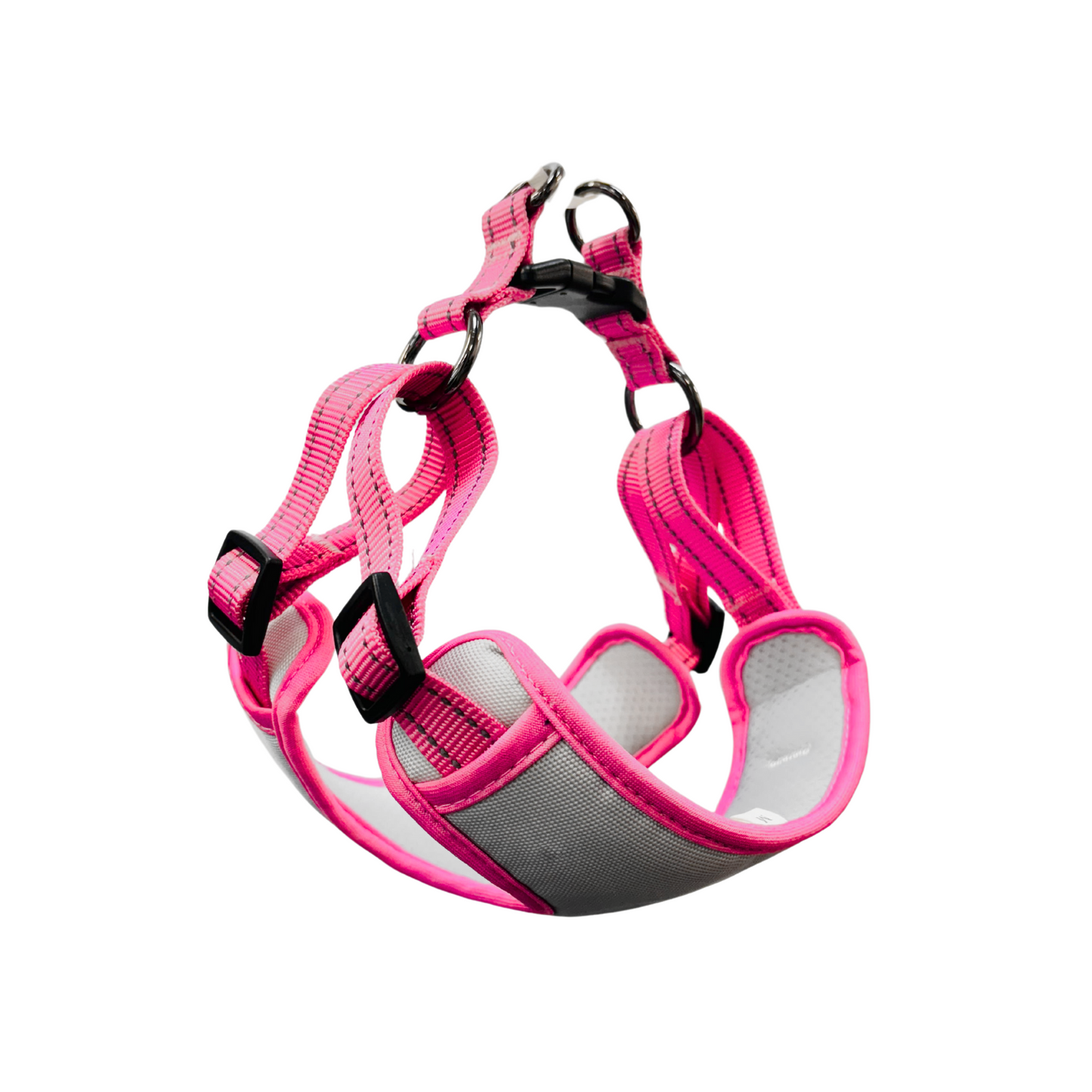 Oxford Cloth Corgi-Specific Series Harness - Snow with Pink