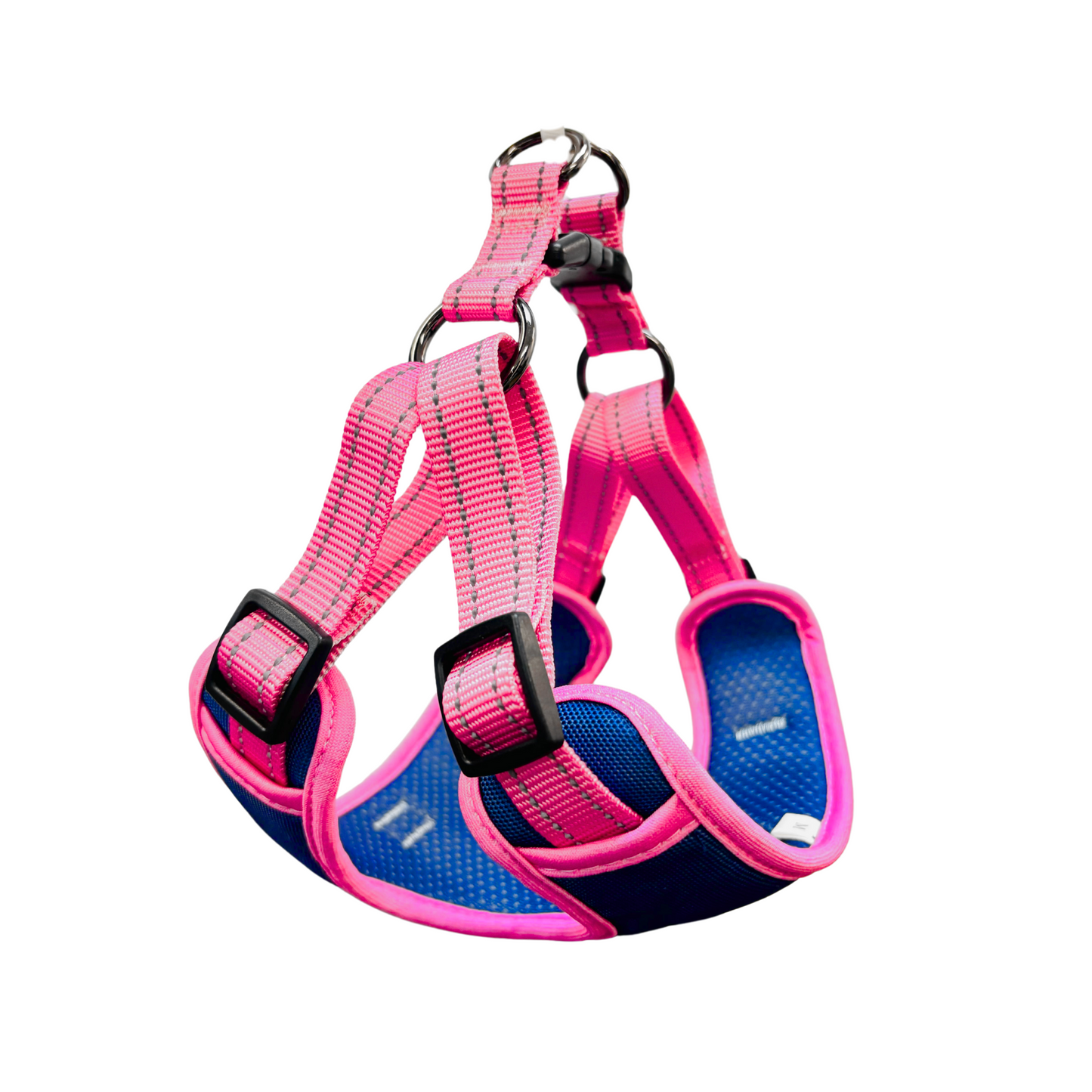 Oxford Cloth Corgi-Specific Series Harness - Navy with Pink