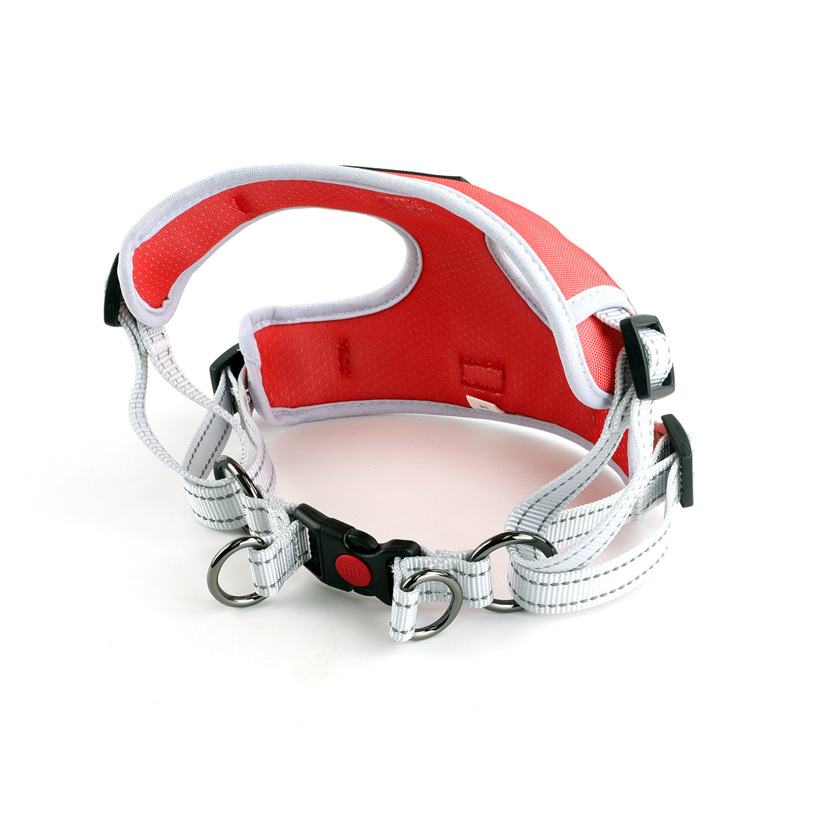Oxford Cloth Corgi-Specific Series Harness - Crimson with White