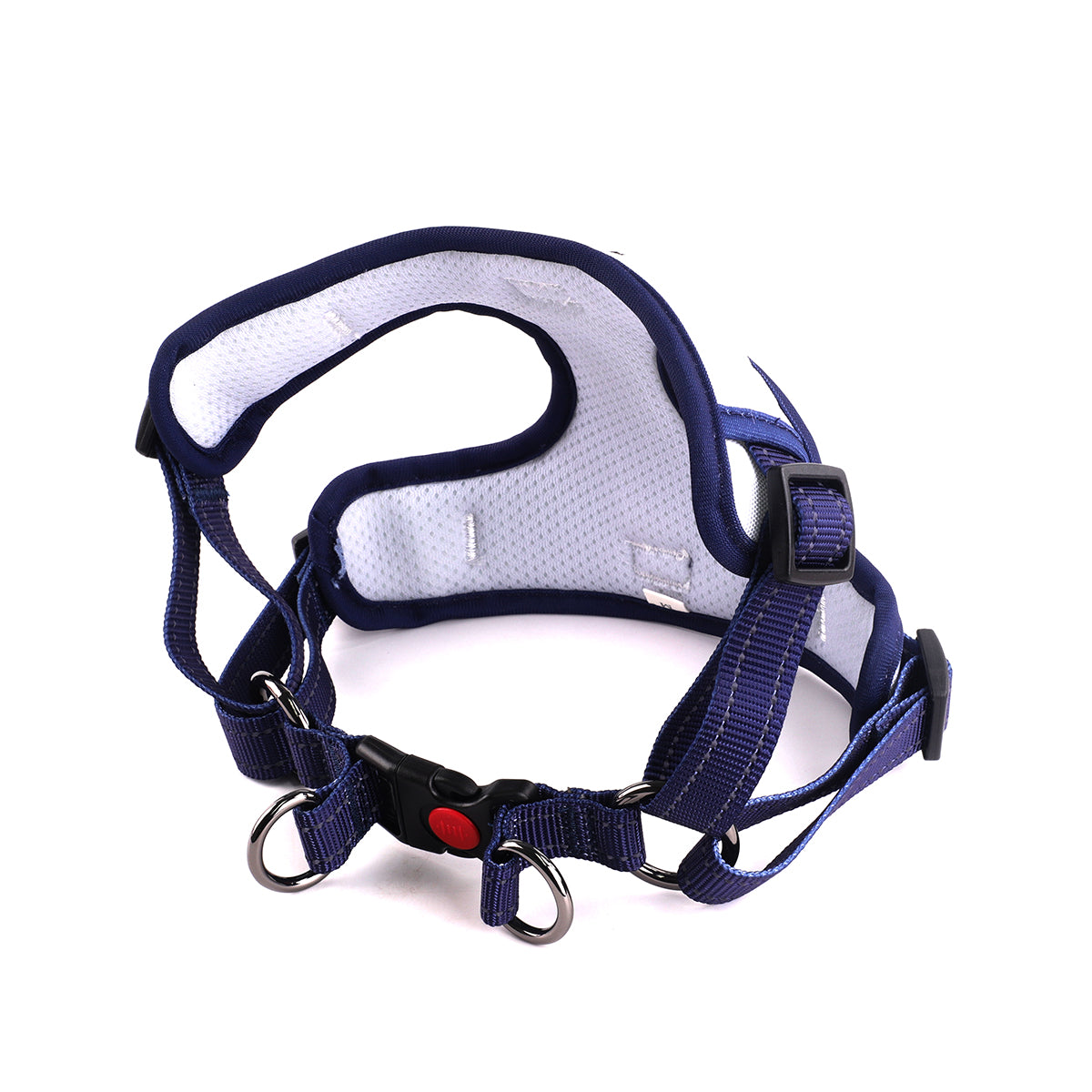 Oxford Cloth Corgi-Specific Series Harness - Snow with Blue
