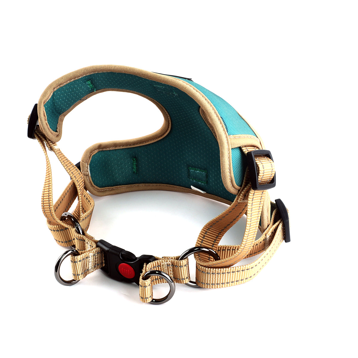 Oxford Cloth Corgi-Specific Series Harness - Jungle with Brown