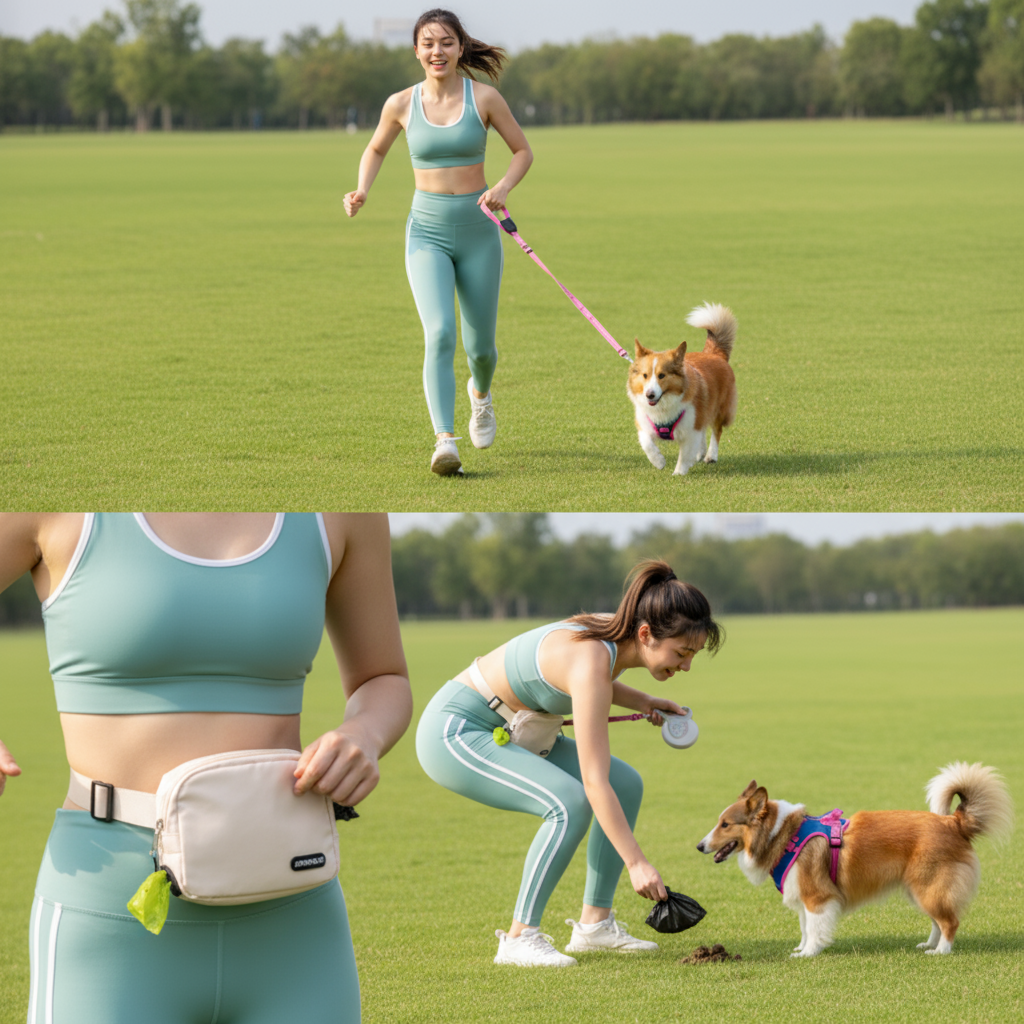 Dog Walking Bag (Belt & Cossbody)