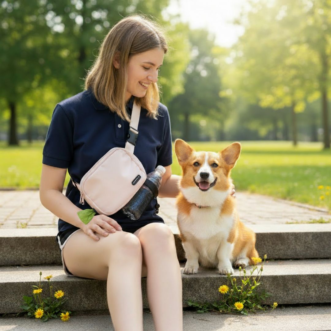Dog Walking Bag (Belt & Cossbody)