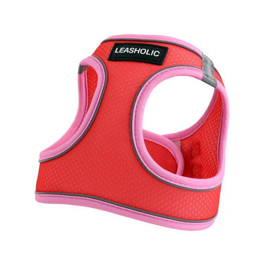 OxyMesh Ultra Light Harness - Crimson with Pink