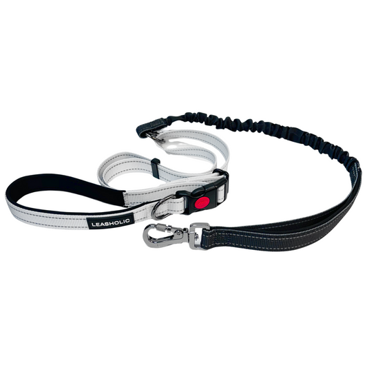 6 in 1 Multi-functional Hands-Free Leash - Ink with Snow