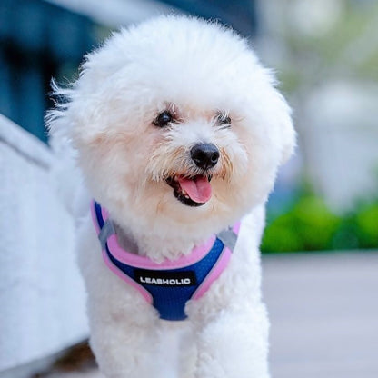 OxyMesh Ultra Light Harness - Navy with Pink