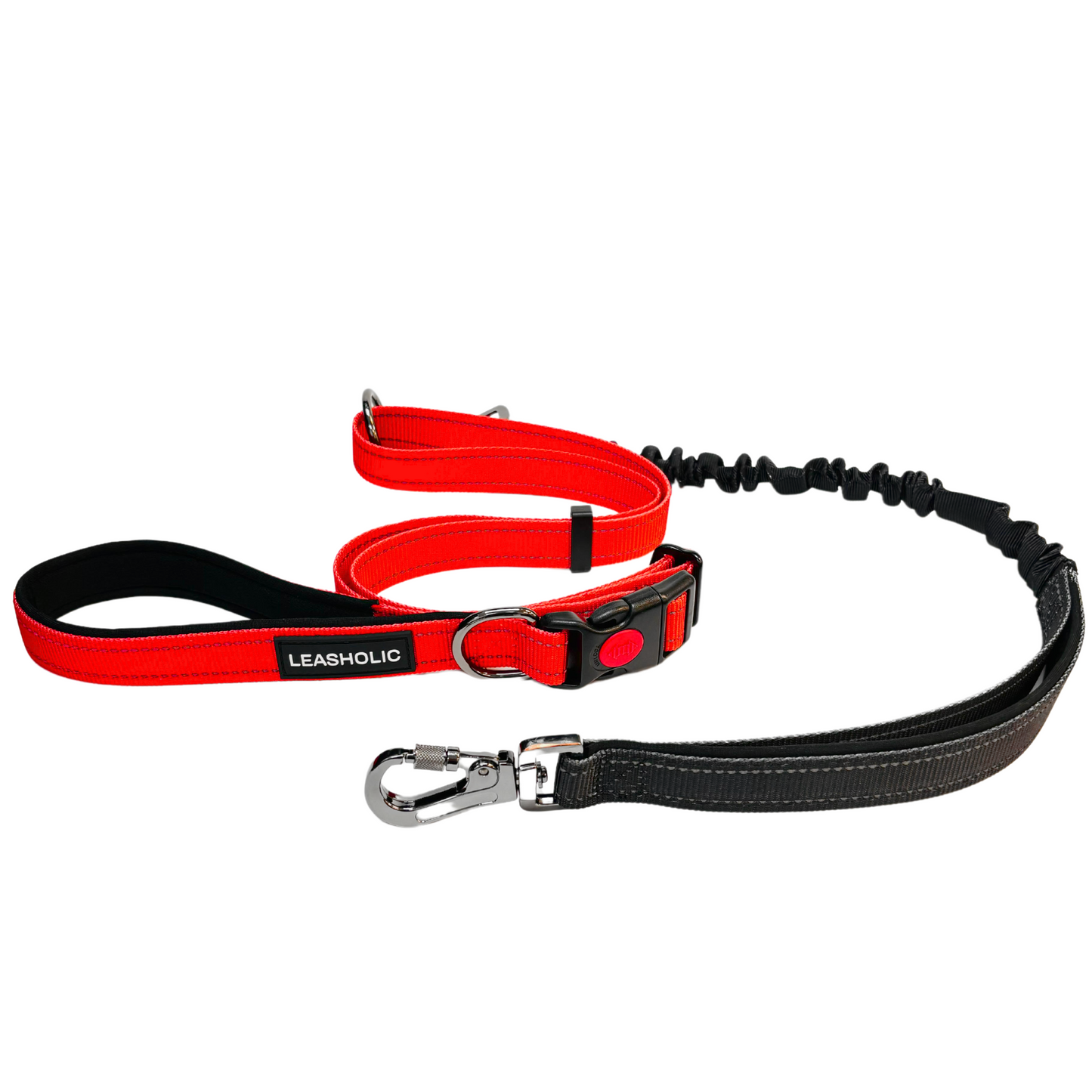 6 in 1 Multi-functional Hands-Free Leash - Ink with Crimson