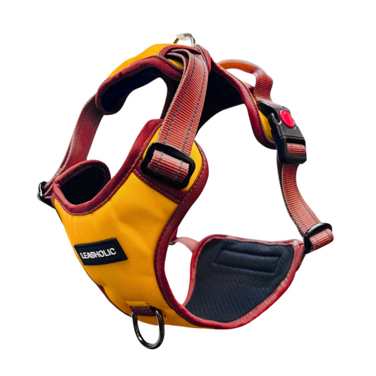 Oxford Cloth Smart Max No Pull Harness - Bright with Brown