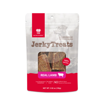 （4包裝）JerkyTreats全天然低溫烘乾⾁乾