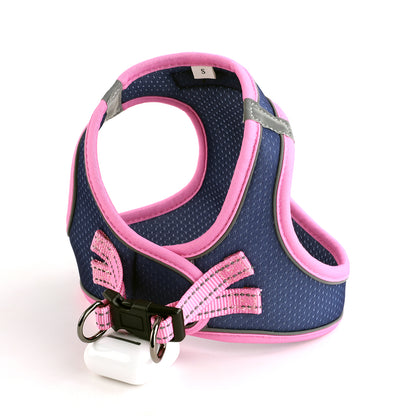 OxyMesh Ultra Light Harness - Navy with Pink