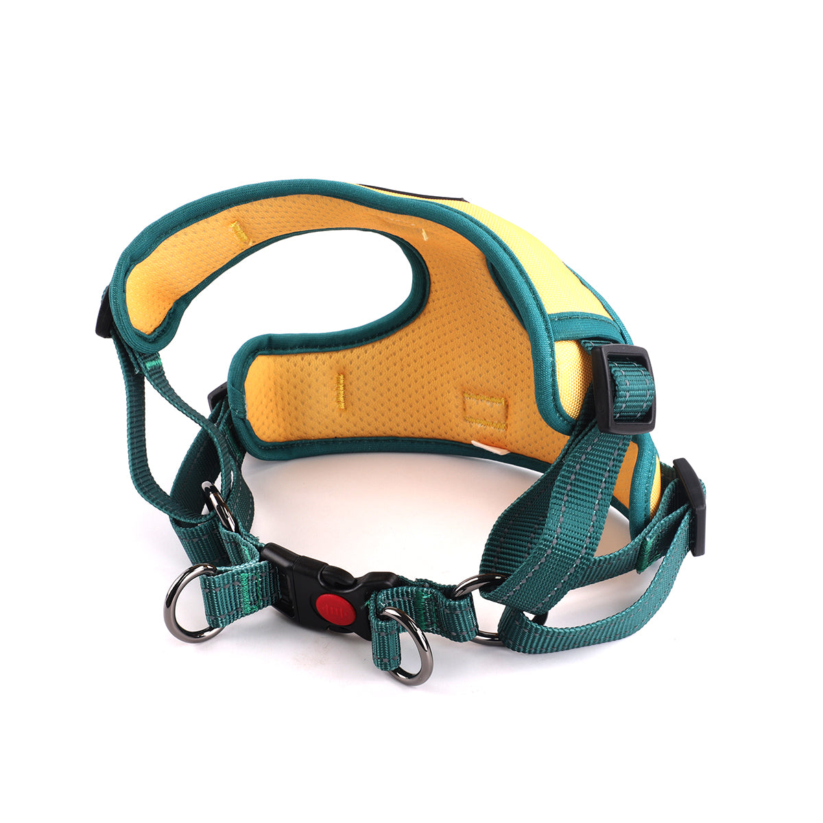 Oxford Cloth Yama Style Harness - Bright with Green