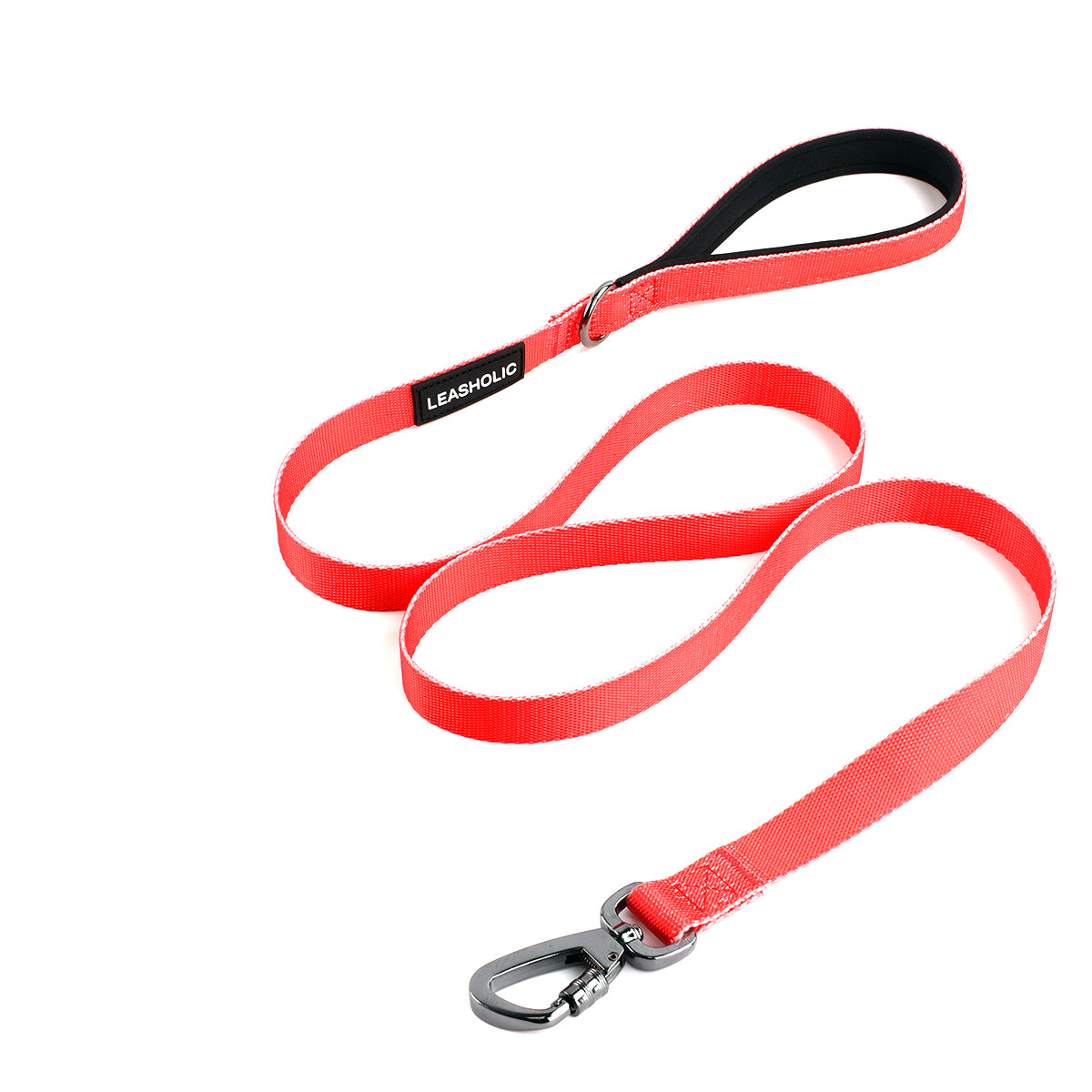 Classic Comfort Leash - Coral Red