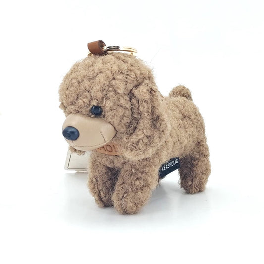 Poodle (Brown) Leather Charm