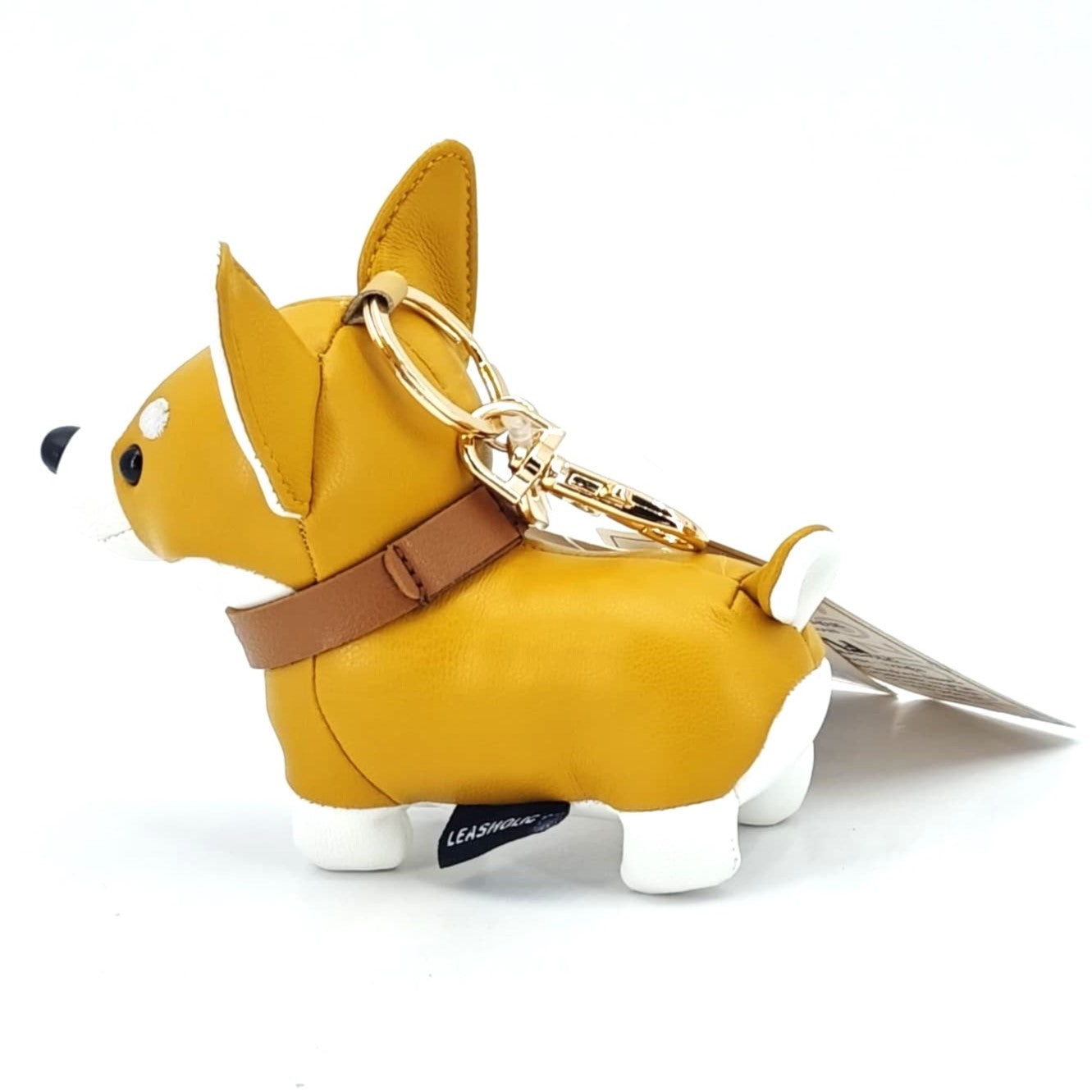 Corgi Leather Charm