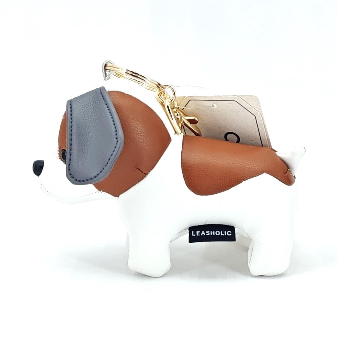 Beagle Leather Charm