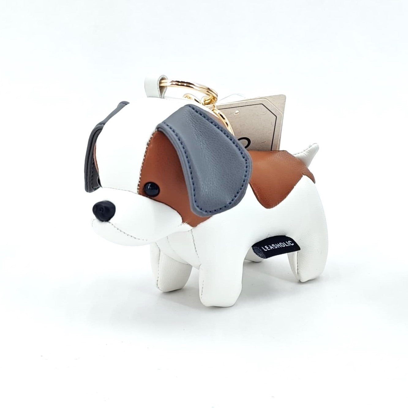 Beagle Leather Charm