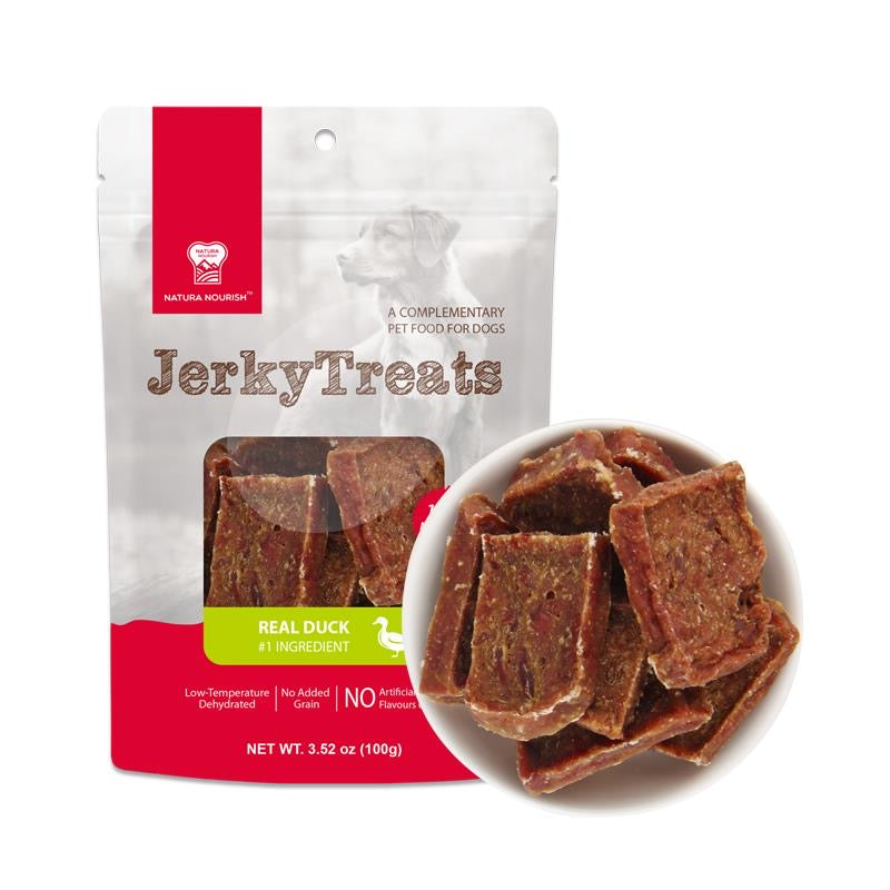 （4包裝）JerkyTreats全天然低溫烘乾⾁乾